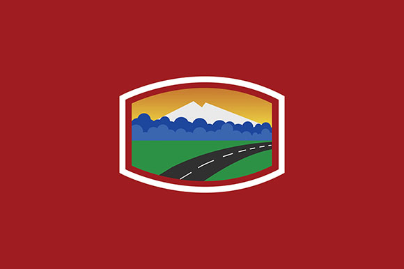 Vintage Logo Badge Mountain Outdoor