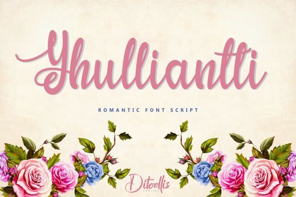 Yhulliantti Script & Handwritten Font By Ditoollis Project