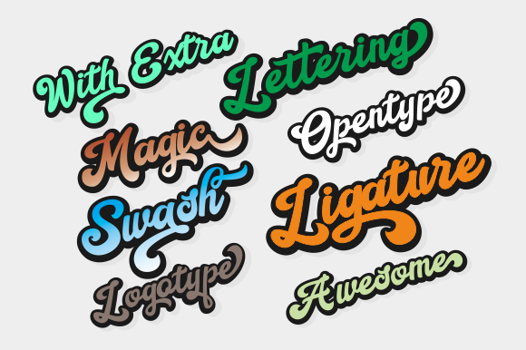 Handy Script Font PNG with transparent background - Preview 2