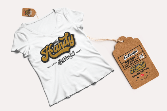 Handy Script Font PNG with transparent background - Preview 3