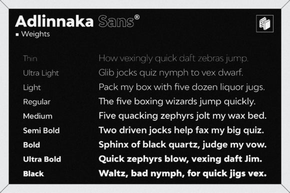 Adlinnaka Family Font - Preview 3