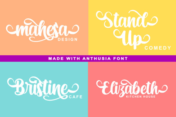 Anthusia Font - Preview 4