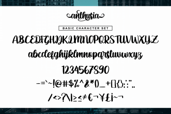 Anthusia Font - Preview 5