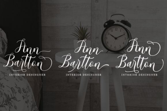 Ariteline Script Font - Preview 4