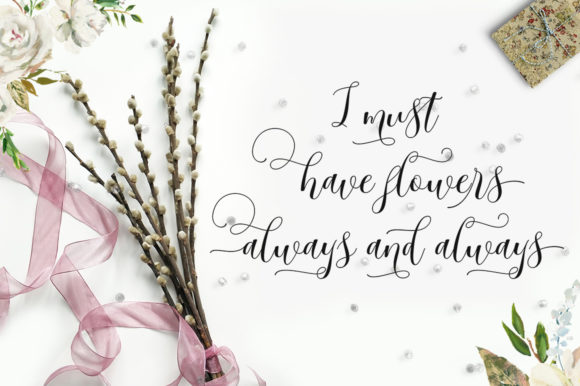Ariteline Script Font - Preview 5