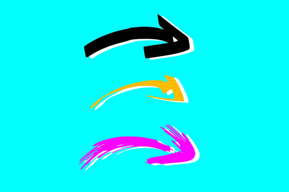 BM Graphics - Arrows Font - Preview 2