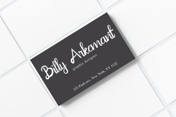 Arthunia Script Font - Preview 4