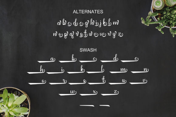 Arthunia Script Font - Preview 6