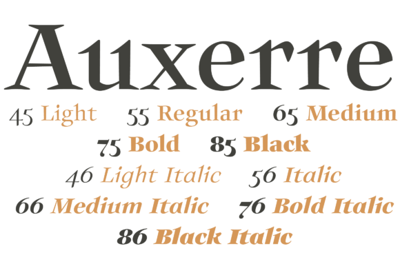 Auxerre Font - Preview 1