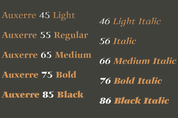 Auxerre Font - Preview 4