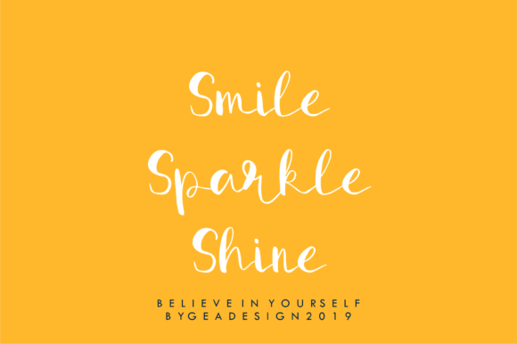Believe in Yourself Font - Preview 3