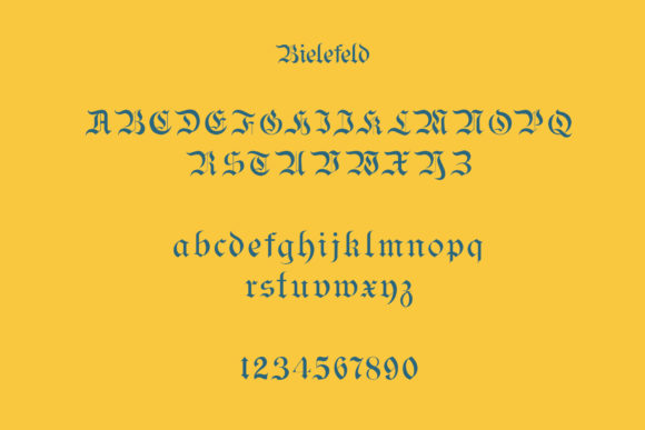 Bielefeld Font - Preview 2