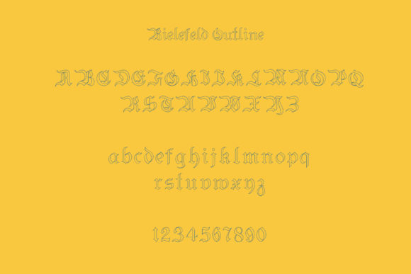 Bielefeld Font - Preview 3