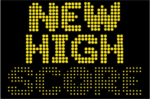 Big Pixel Dot Font - Preview 5