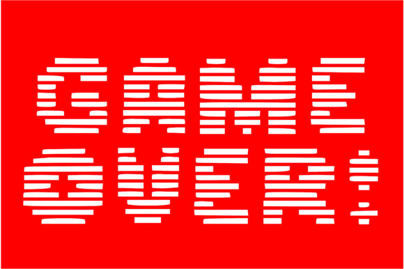 Big Pixel Horizontal Font PNG with transparent background - Preview 3