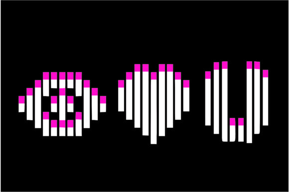 Big Pixel Vertical Font - Preview 2