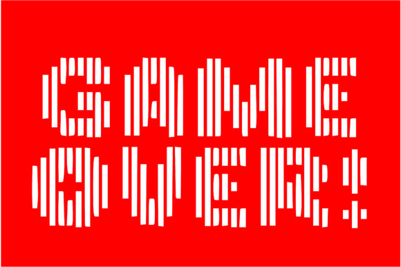 Big Pixel Vertical Font - Preview 3