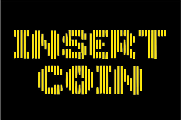 Big Pixel Vertical Font - Preview 6