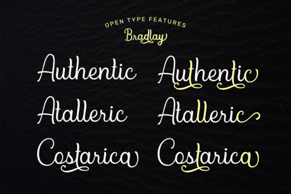 Bradlay Font - Preview 1