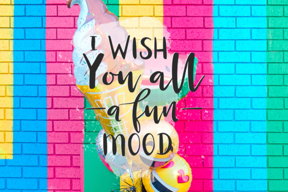 Bright Confetti Font - Preview 1