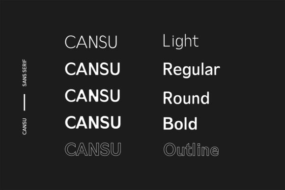 Cansu Family Font - Preview 1