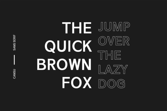 Cansu Family Font - Preview 2