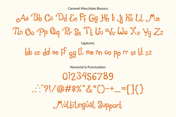 Caramel Macchiato Font - Preview 3