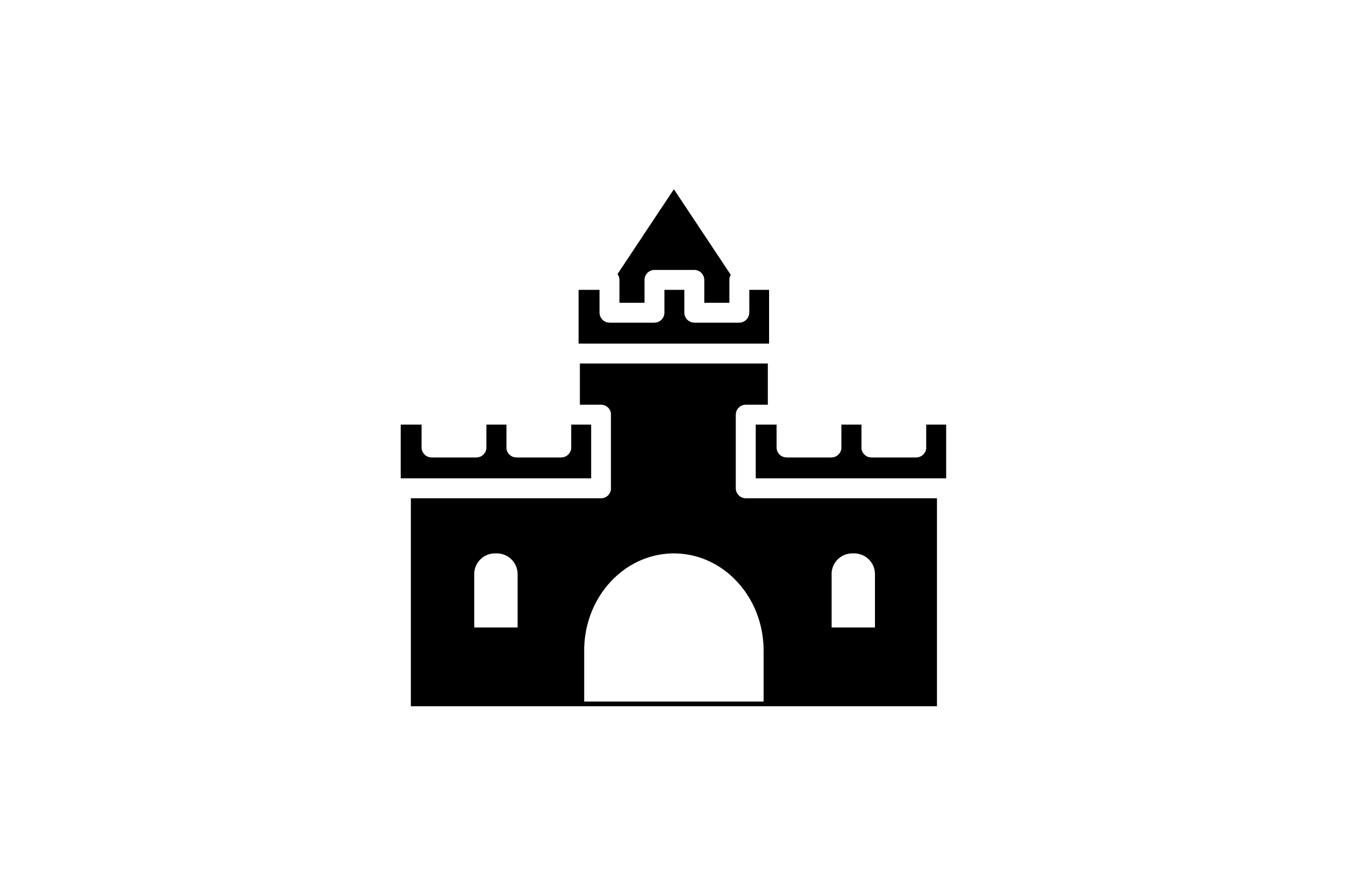 Castle Icon Graphic by hellopixelzstudio · Creative Fabrica