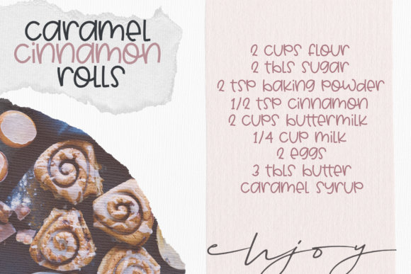 Cinnamon Font - Preview 2