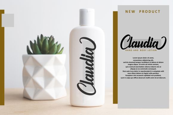 Claymale Font PNG with transparent background - Preview 4
