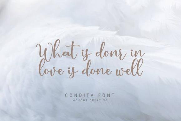 Condita Font - Preview 1