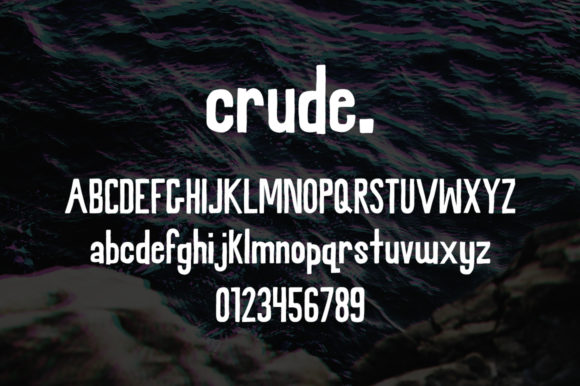 Crude Font - Preview 1