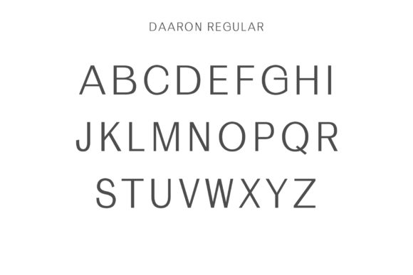 Daaron Family Font - Preview 1