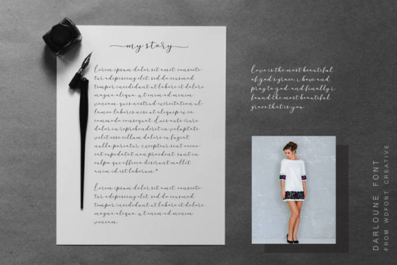 Darloune Font - Preview 4