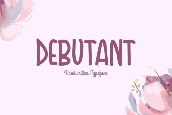 Debutant Script & Handwritten Font By Shattered Notion