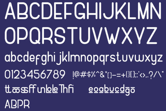 Descendent Font - Preview 6