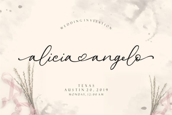 Donatellia Font PNG with transparent background - Preview 2
