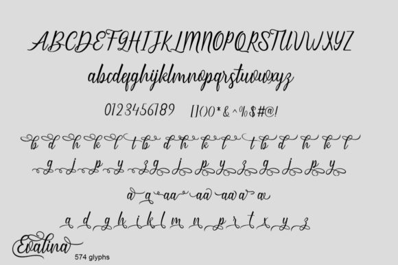 Evalina Font - Preview 6