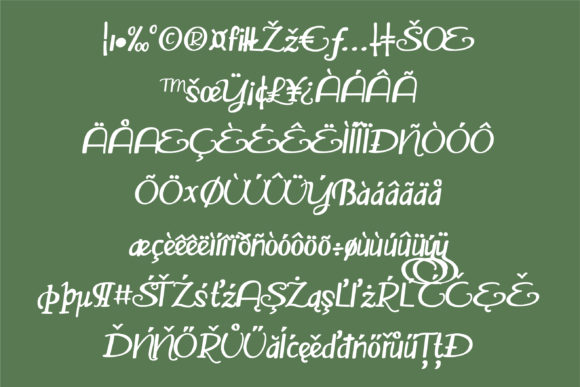 Evergreedy Font - Preview 2