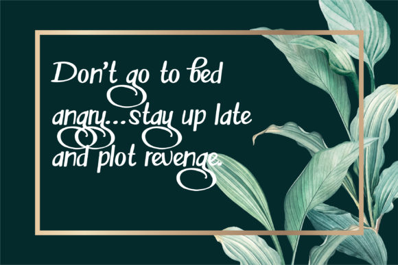 Evergreedy Font - Preview 3