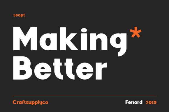 Fenord Font - Preview 6