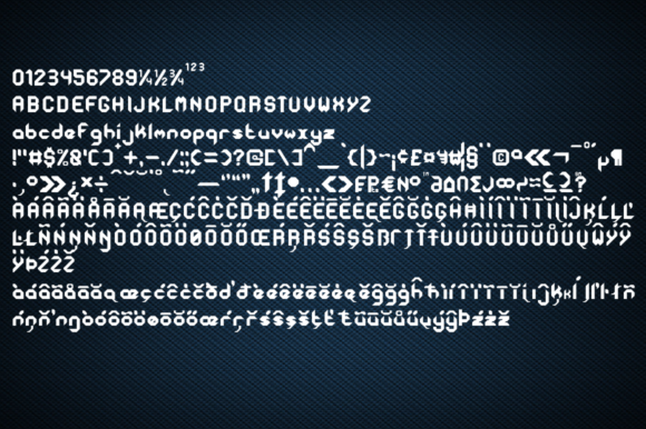 Ferrocarbon Family Font - Preview 1