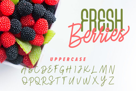Fresh Berries Font - Preview 2