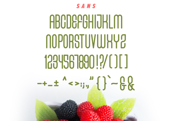 Fresh Berries Font - Preview 5