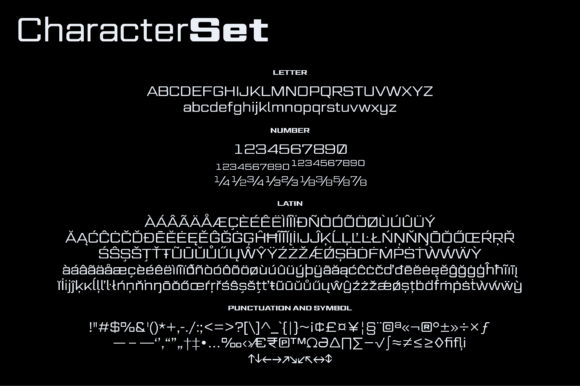 Gemini Cluster - Expanded Fonts Font - Preview 3