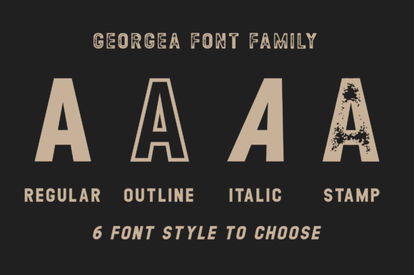 Georgea Font PNG with transparent background - Preview 1