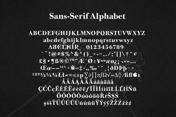 Grand Quentin Duo Font PNG with transparent background - Preview 3