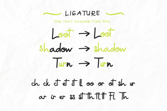 Green Aila Font PNG with transparent background - Preview 5