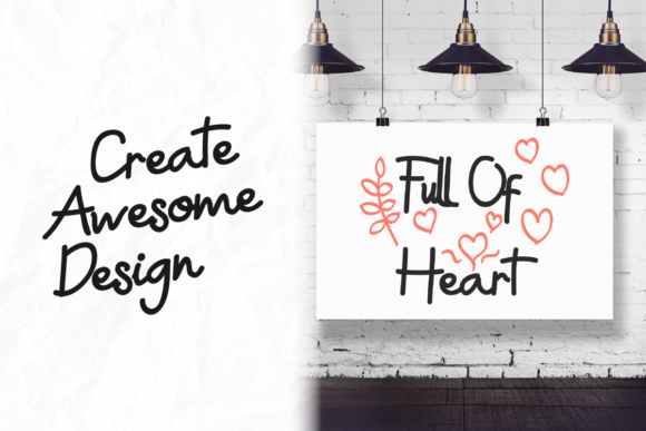 Green Aila Font PNG with transparent background - Preview 6