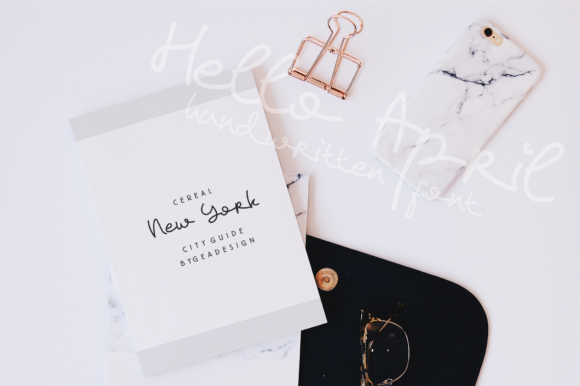 Hello April Font - Preview 4